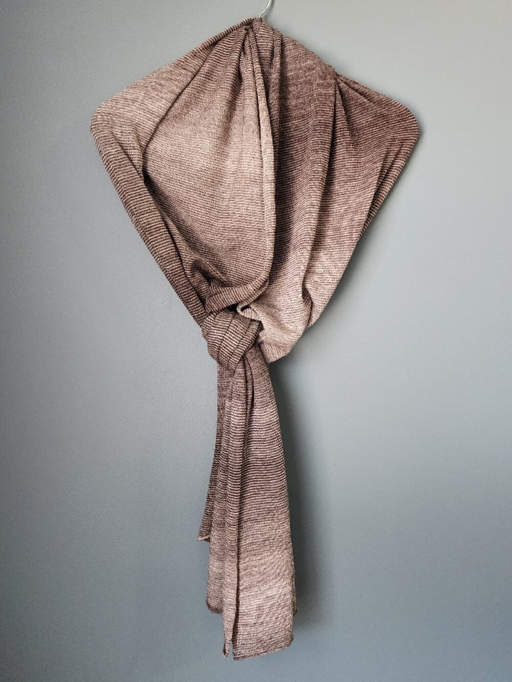 2/$15 Brown Plaid Lightweight 100% Acrylic Scarf